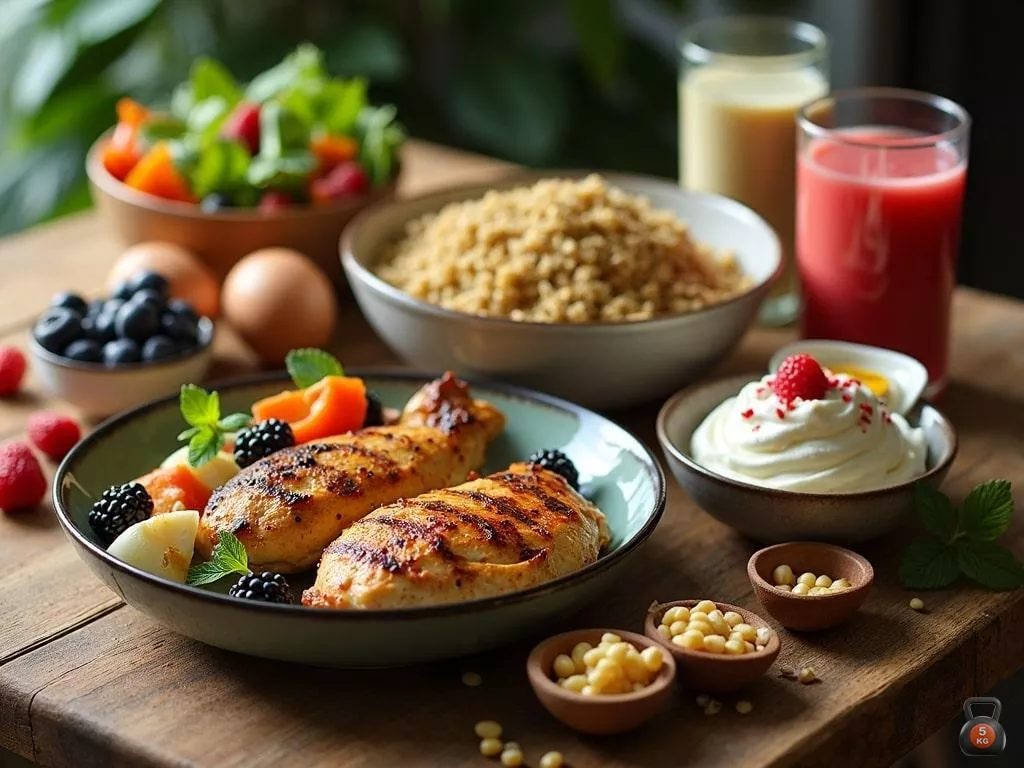 Menu d'un régime protéiné efficace pour perdre 5kg en une semaine