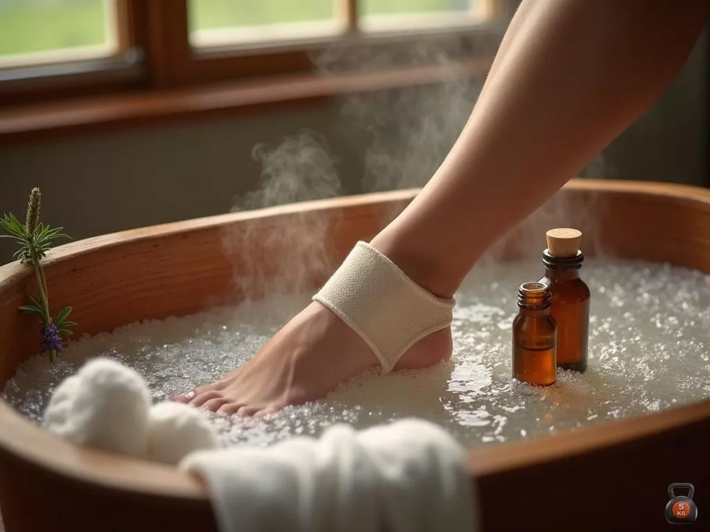 Quel bain de pied pour soulager une entorse à la cheville ?